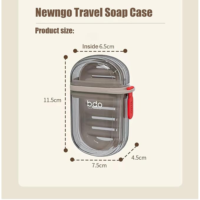 Travel Soap Case,Portable Soap Holder,Travel Soap Container (Pack of -1 )